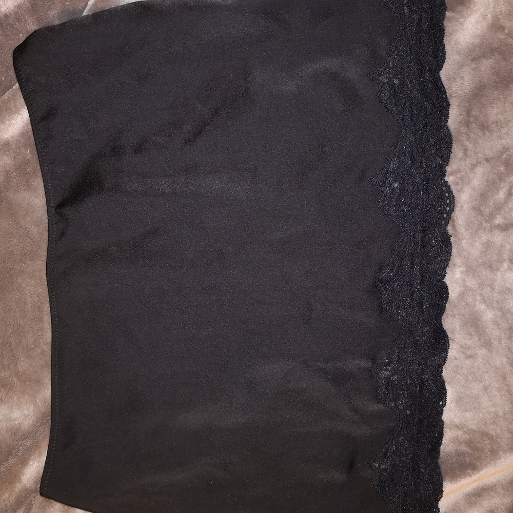 White Fox Black Lace Trim Women's Intimate